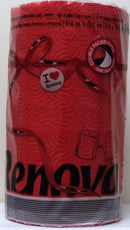 RENOVA PAPER TOWELS 1 ROLL RED 120 SHEETS