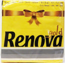 RENOVA DINNER NAPKINS GOLD YELLOW 40 CT