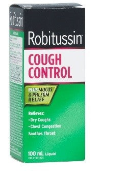 ROBITUSSIN EXTRA STRENGTH COUGH CONTROL 100ML