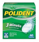 POLIDENT 3 MINUTE 40CT