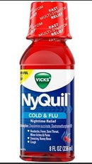 VICKS NYQUIL COLD & FLU SOOTHING CHERRY FLAVOUR LIQUID 236ML