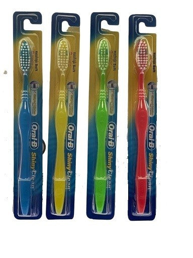 ORAL-B 1PK TOOTHBRUSH SHINY CLEAN