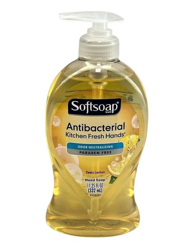 SOFTSOAP LIQUID HAND SOAP ANTIBACTERIAL PUMP CRISP CLEAN 332 ML