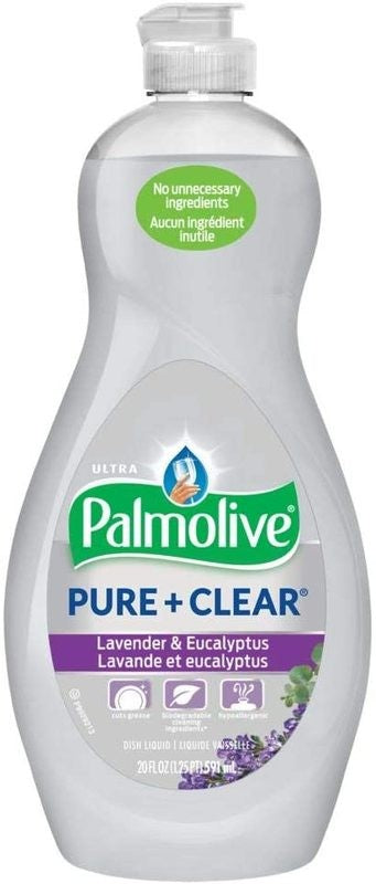 PALMOLIVE ULTRA DISH LIQ PURE+CLEAR LAVENDER & ECLYPYS 591ML