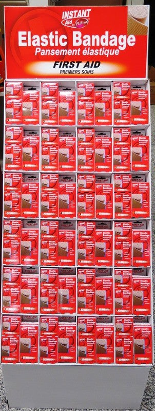 INSTANT AID BY PUREST 2/3/4 ELASTIC BANDAGES DISPLAY..