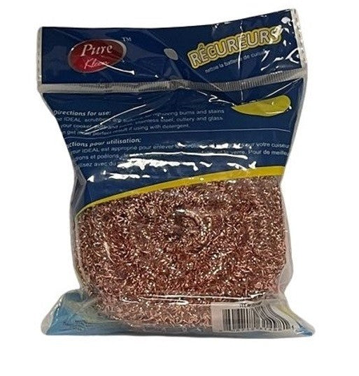 Pure Kleen 1Pk Copper Coated Scrubber In Poly Bag (50G)