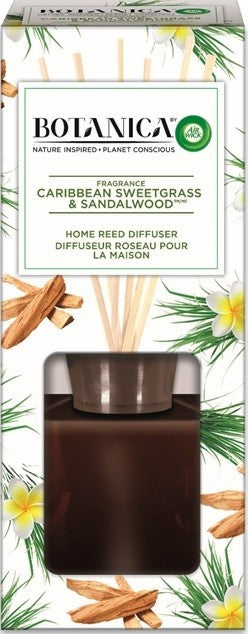 AIR WICK® BOTANICA REEDS - CARRIBEAN SWEETGRASS & SANDALWOOD™ 80mL