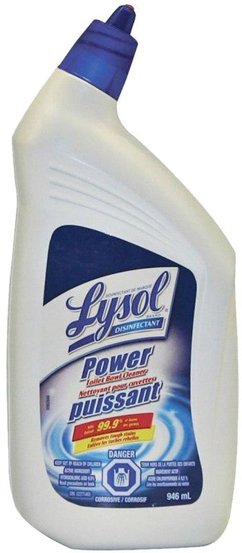 LYSOL TOILET BOWL CLEANER KILLS 99.9% BACTERIA POWER 946ML