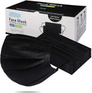 Face Mask 3ply Black
