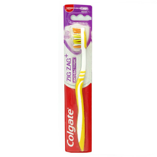 COLGATE TOOTHBRUSH ZIGZAG ANTI-BACTERIAL 1PK