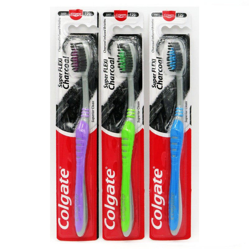 COLGATE TOOTHBRUSH ZIGZAG CHARCOAL SOFT 1PK