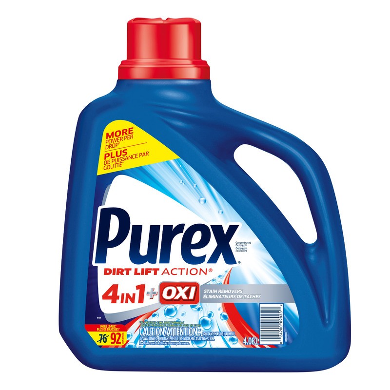 PUREX LAUNDRY DETERGENT OXI PLUS STAIN REMOVER 4.8L