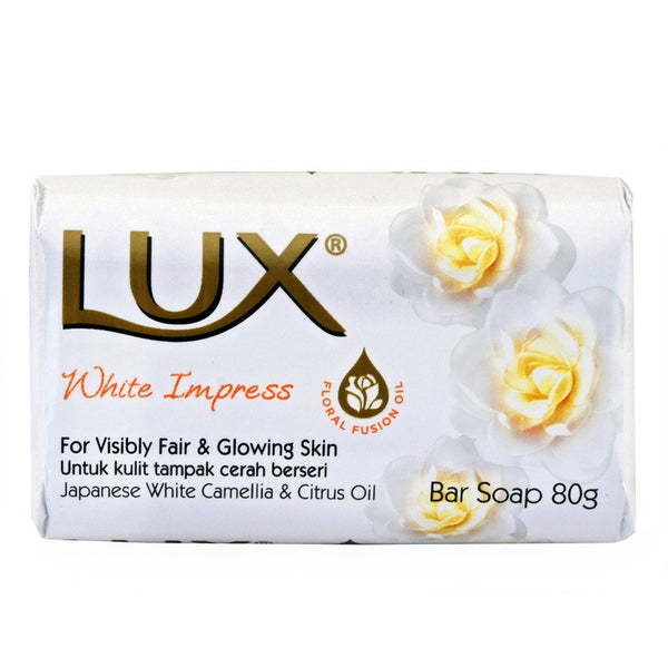 LUX BAR SOAP WHITE IMPRESS 80G