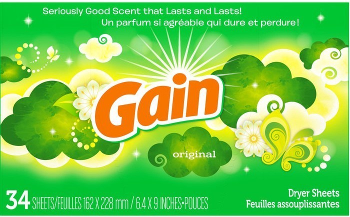 GAIN DRYER SHEETS ORIGINAL 34CT