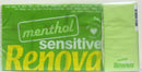 RENOVA POCKET TISSUE SENSITIVE MENTHOL 6 PACK WHITE X 40