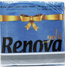 RENOVA DINNER NAPKINS GOLD BLUE 40 COUNT X 30