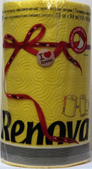 RENOVA PAPER TOWELS YELLOW 120 SHEET X10