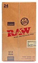 RAW ROLLING PAPERS CLASSIC NATURAL UNREFINED 1 1/4