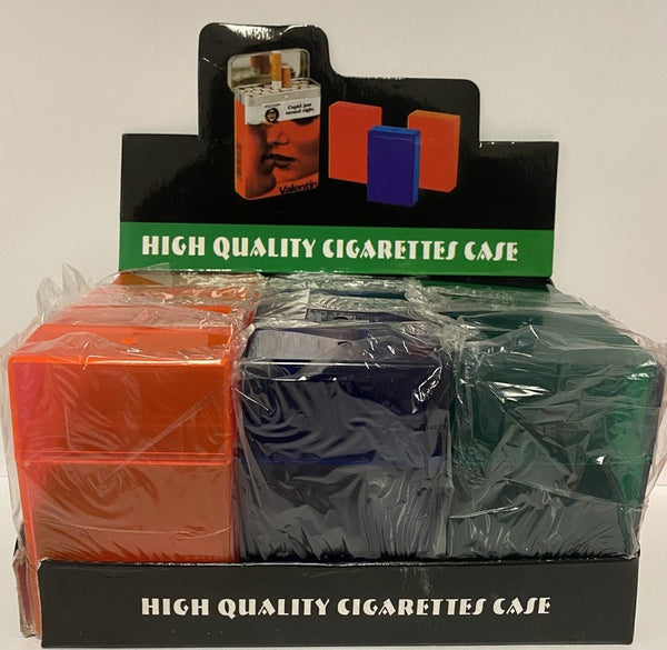 CIGARETTE CASE TRANSPARENT 12PK 40