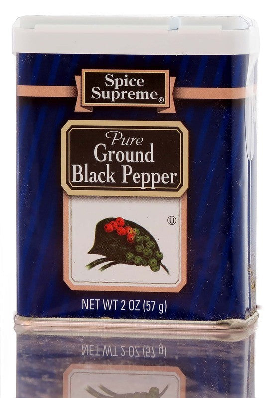 Spice Supreme Tin Pure Black Pepper Display 57 Gm