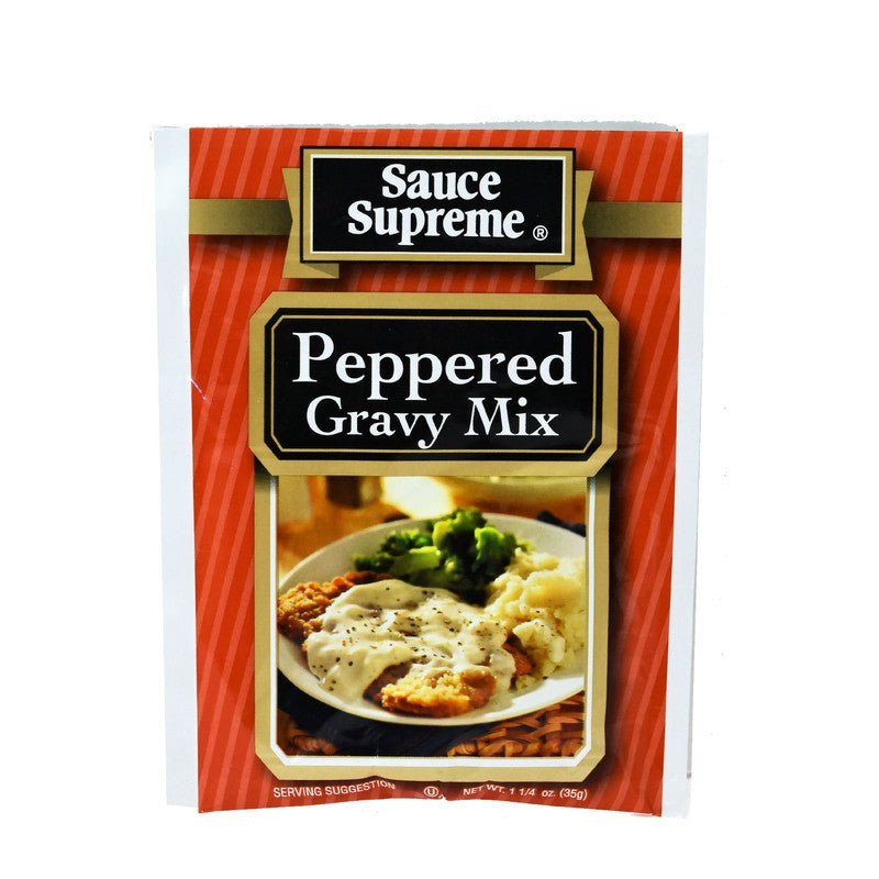 SAUCE SUPREME PEPPERED GRAVY SAUCE POUCH 39G