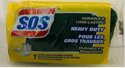 SOS SPONGES HEAVY DUTY 1COUNT