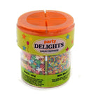 RITISH PARTY DELIGHT MIX LUXURY TOPPING MINI BALLS CONFETIZ CHOCO AND STARZ 83G