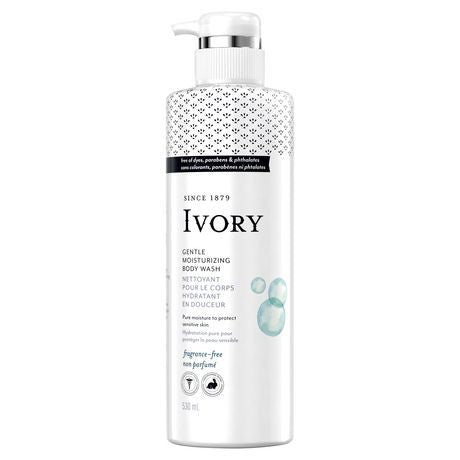 IVORY BODY WASH PUMP GENTLE FRAGRANCE FREE 530ML