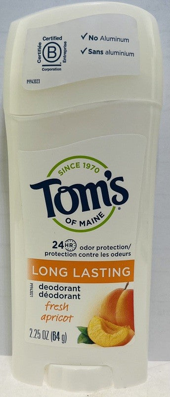 TOM'S DEODORANT STICK FRESH APRICOT 64G