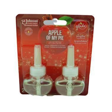 GLADE AIR FRESHENER PLUGIN REFILL APPLE OF MY PIE 2 PACK