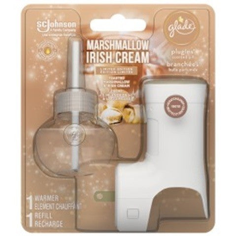 GLADE AIR FRESHENER PLUGIN WARMER MARSHMALLOW IRISH CREAM 1 PACK