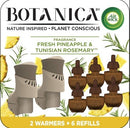 AIR WICK BOTANICA AIR FRESHENER WITH 2 WARMERS AND 6 REFILLS 20ML