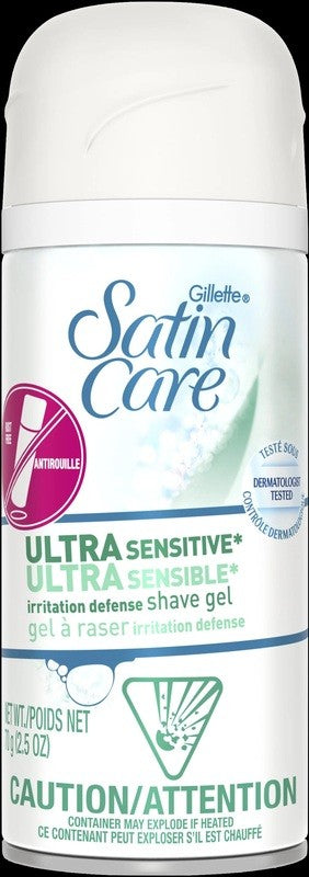 Gillette Satin Care Ultra Sensitive Shave Gel 70G