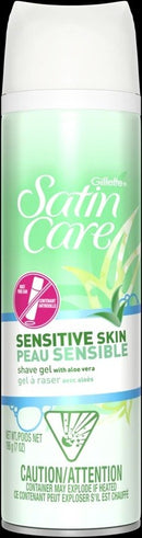 Gillette Satin Care Sensitive Skin Shave Gel 198G