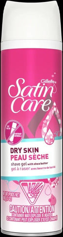 Gillette Satin Care Dry Skin Shave Gel 198G