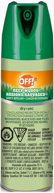 OFF DEEP WOODS INSECT REPELLENT DRY 71G