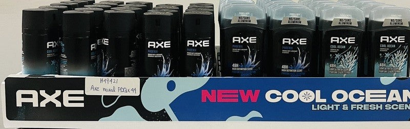 AXE BODY SPRAY 113G AND DEODORANT STICK 85G MIX DISPLAY PDQ