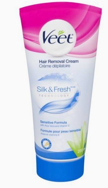 VEET CREAM Silky Fresh Hair Removal Kit Normal Skin Face 2x50 mL