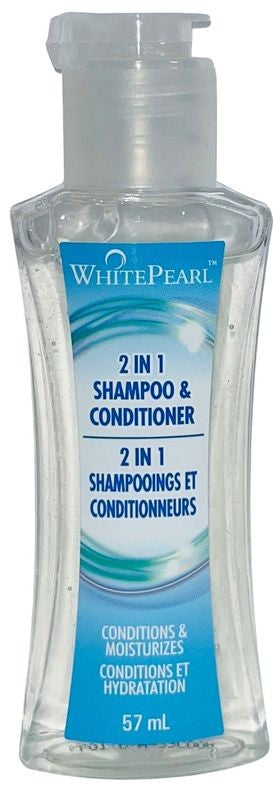 WHITE PEARL 2 IN 1 SHAMPOO & CONDITIONER 57ML