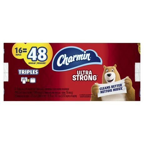 CHARMIN ULTRA STRONG TOILET PAPER 16 = 48