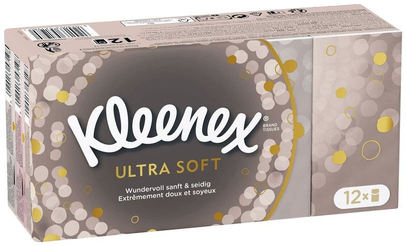 KLEENEX ULTRA SOFT PAPER TISSUE 12PK