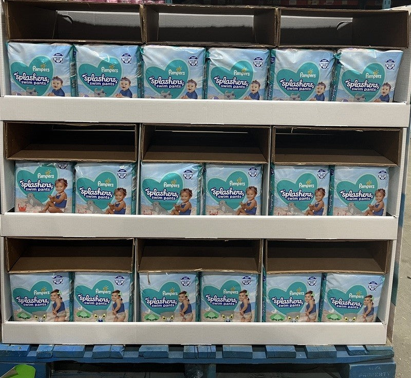 PAMPERS TRAINERS SPLASHERS DISPLAY X 72