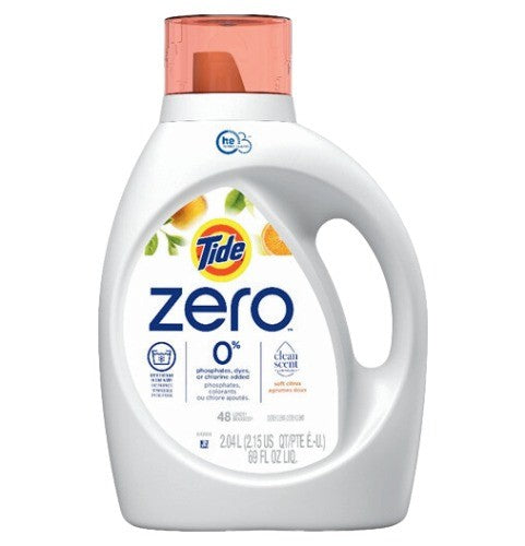 TIDE ZERO LIQUID LAUNDRY DETERGENT SOFT 78LD