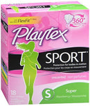 PLAYTEX SPORT UNSCENTED SUPER 18PK