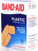 JOHNSON & JOHNSON BAND AID PLASTIC ASSORTED 30PK X 24