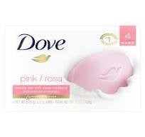 DOVE BAR 4PK SOAP PINK