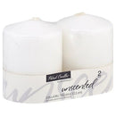 PATRIOT 3' X 4' CANDLE PILLAR 2PK UNSCENTED WHITE