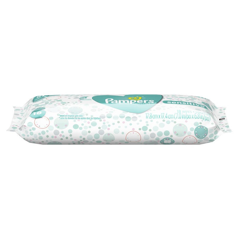 PAMPER'S SENSITIVE WIPES 18CT