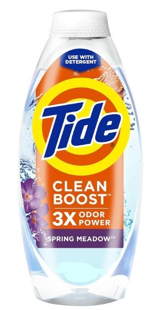 Tide Deep Cleansing Fabric Rinse with 3X Odor Power, Spring Meadow, 613ML