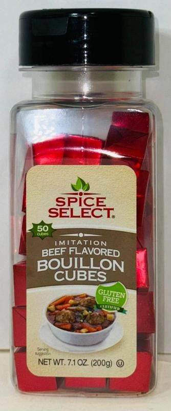 SPICE SELECT BEEF BUILLION CUBES 50 COUNT